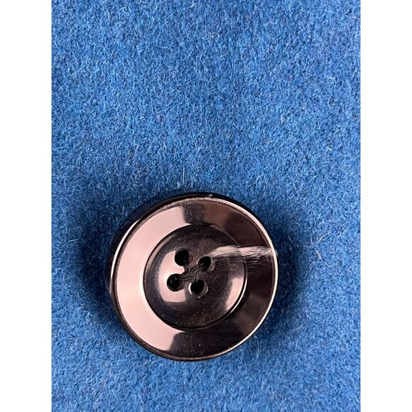 Merona Peacock Blue Double Breasted Fully Lined Pea Coat, Women's Size Medium - Picture 6 of 10